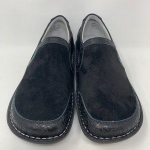 Alegria Women's Brook Clog Black Ink Impressions Slip-On Size 40 EU US 10 M